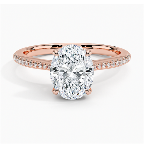 18K Rose Gold Tacori Founder's Diamond Ring