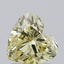 1.05 Ct. Fancy Light  Yellow Heart Lab Grown Diamond