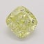 1.04 Ct. Fancy Intense Yellow Cushion Diamond