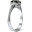 The Brooks Ring, smalltop view on a hand