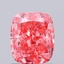 1.28 Ct. Fancy Vivid  Pink Cushion Lab Grown Diamond