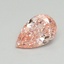 0.51 Ct. Fancy Vivid Pink Pear Lab Grown Diamond