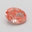 1.07 Ct. Fancy Vivid Pink Oval Lab Grown Diamond