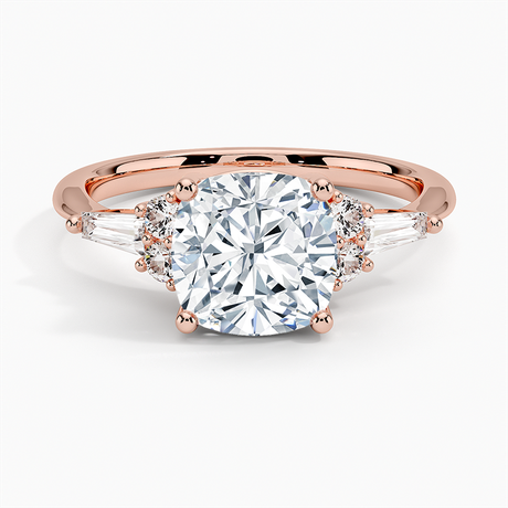 14K Rose Gold Yvonne Diamond Ring