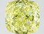 2.51 Ct. Fancy Intense Yellow Cushion Lab Grown Diamond