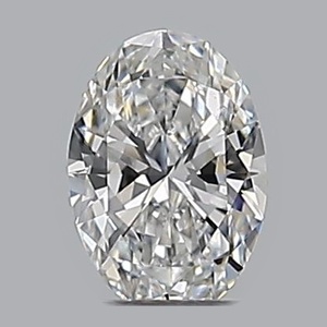 Oval diamond — real photo