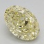 2.02 Ct. Fancy Intense Yellow Oval Lab Grown Diamond