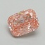 0.86 Ct. Fancy Vivid Pink Cushion Lab Grown Diamond