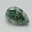 2.19 Ct. Fancy Grey Green Pear Lab Grown Diamond