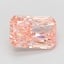 4.08 Ct. Fancy Vivid Pink Radiant Lab Grown Diamond