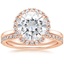 14KR Moissanite Vienna Diamond Bridal Set (1/2 ct. tw.), smalltop view