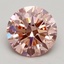 2.70 Ct. Fancy Intense Pink Round Lab Grown Diamond