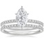 Platinum Ballad Diamond Bridal Set (1/3 ct. tw.)