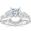 Platinum Secret Garden Diamond Ring (1/2 ct. tw.) with Lunette Diamond Ring