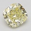 2.36 Ct. Fancy Yellow Cushion Diamond