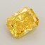 1.24 Ct. Fancy Yellow Radiant Lab Grown Diamond