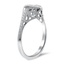 The Peta Ring, smalltop view on a hand