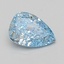 1.10 Ct. Fancy Vivid Blue Pear Lab Grown Diamond
