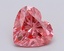 1.05 Ct. Fancy Vivid Pink Heart Lab Grown Diamond