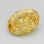 1.12 Ct. Fancy Vivid Yellow Oval Lab Grown Diamond