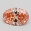 1.72 Ct. Fancy Intense Pink Oval Lab Grown Diamond