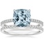 18KW Aquamarine Viviana Diamond Bridal Set (2/5 ct. tw.), smalltop view