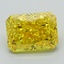 1.64 Ct. Fancy Vivid Yellow Radiant Lab Grown Diamond