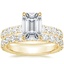 18K Yellow Gold Anthology Diamond Ring (1/2 ct. tw.) with Anthology Eternity Diamond Ring (1 1/3 ct. tw.)