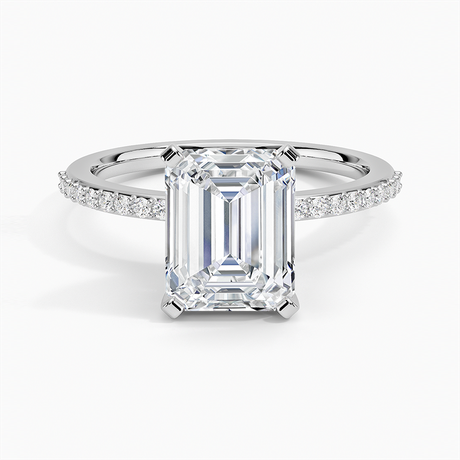 Delicate Shared Prong Diamond Ring - Brilliant Earth