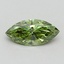 1.00 Ct. Fancy Vivid Green Marquise Lab Grown Diamond