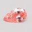 0.53 Ct. Fancy Vivid Pink Pear Lab Grown Diamond