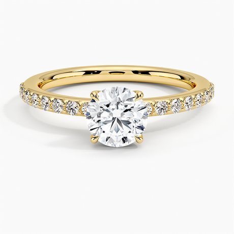 Diamond Accented Engagement Ring