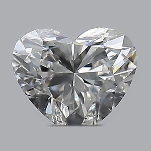 Heart diamond — real photo