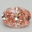 1.53 Ct. Fancy Vivid Pink Oval Lab Grown Diamond