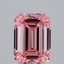 1.52 Ct. Fancy Vivid Pink Emerald Lab Grown Diamond