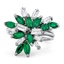 The Faustine Ring, smalltop view on a hand