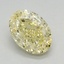 1.15 Ct. Fancy Intense Yellow Oval Lab Grown Diamond