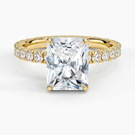 18K Yellow Gold Grand Perfect Fit Three-Quarter Diamond Ring