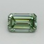 1.0 Ct. Fancy Intense Pacific Green Emerald Lab Grown Diamond