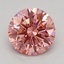 1.06 Ct. Fancy Vivid Pink Round Lab Grown Diamond