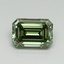 6.08 Ct. Fancy Vivid Pacific Green Emerald Lab Grown Diamond