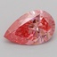 1.03 Ct. Fancy Vivid Pink Pear Lab Grown Diamond