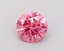 1.60 Ct. Fancy Vivid  Orange Round Lab Grown Diamond