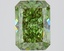 1.94 Ct. Fancy Vivid Green Radiant Lab Grown Diamond