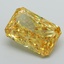 10.05 Ct. Fancy Vivid Yellow Radiant Lab Grown Diamond