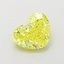 1.03 Ct. Fancy Vivid  Yellow Heart Lab Grown Diamond
