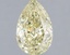 1.05 Ct. Fancy Light  Yellow Pear Lab Grown Diamond