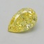 1.38 Ct. Fancy Intense  Yellow Pear Lab Grown Diamond