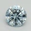 1.69 Ct. Fancy Intense Blue Round Lab Grown Diamond