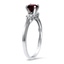 The Meg Ring, smalltop view on a hand